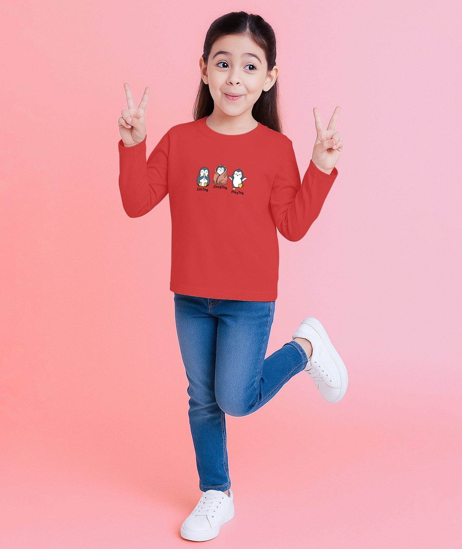 GIRL'S FULL SLEEVE TSHIRT