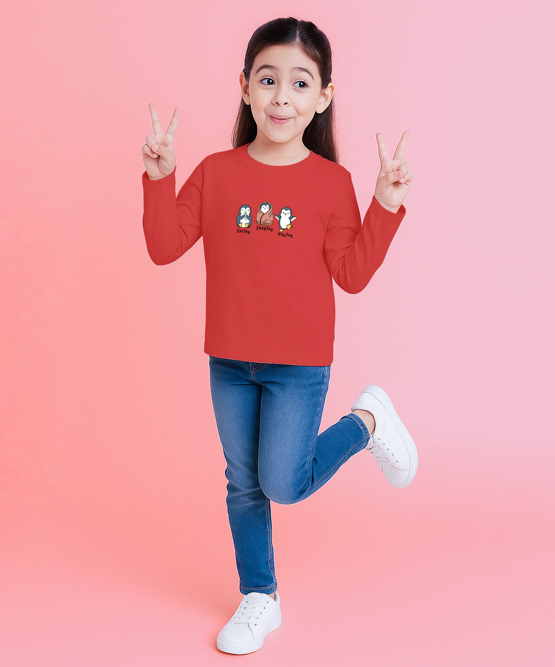 GIRL'S FULL SLEEVE TSHIRT