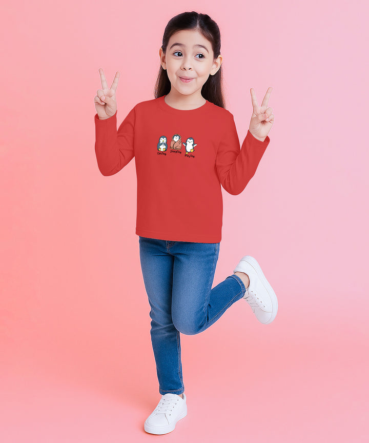 GIRL'S FULL SLEEVE TSHIRT