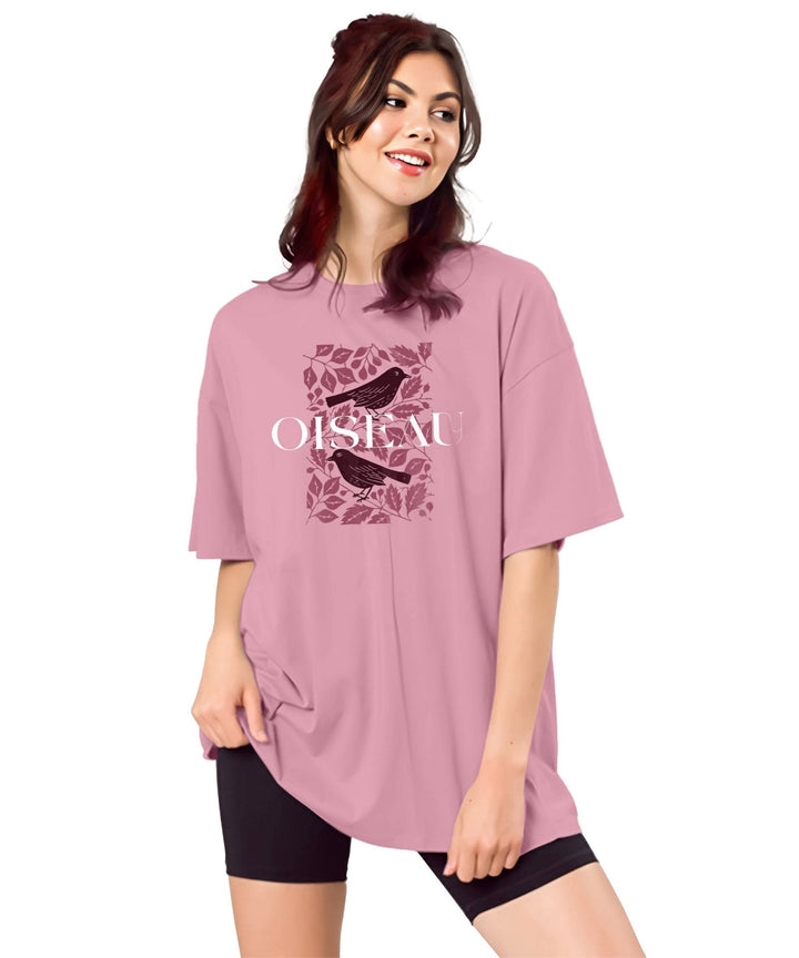 Womens printed Oversized Tshirt