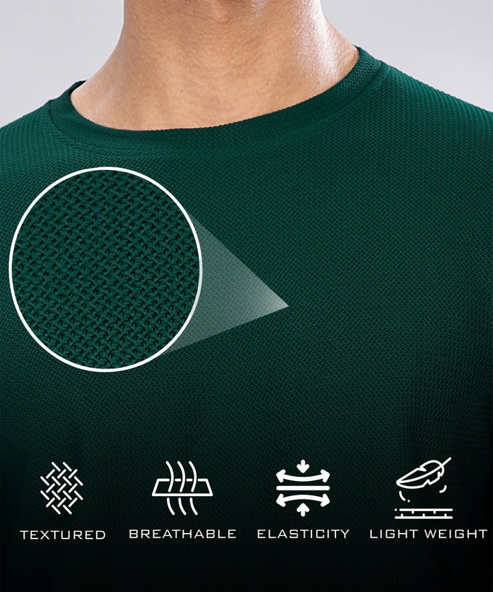 Men’s Regular Fit Polyblend Long Sleeve T-Shirt