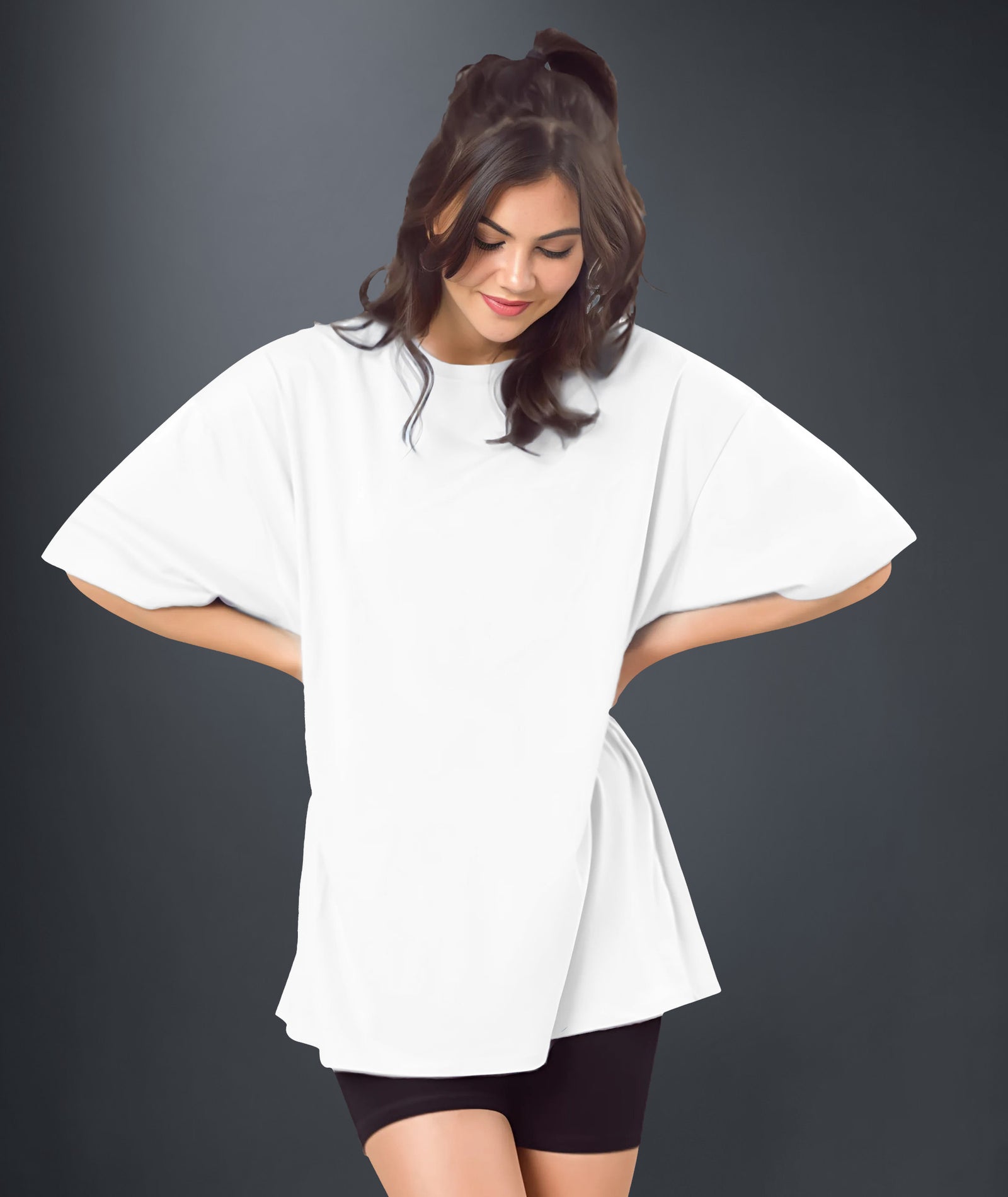 White Womens Oversized Tshirt