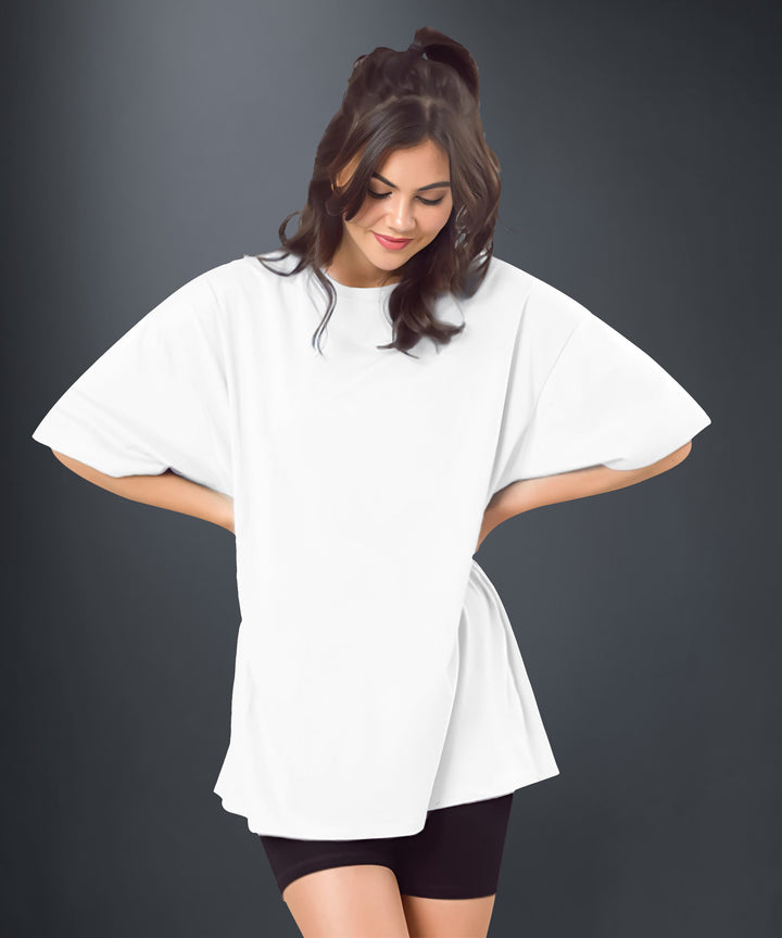 White Womens Oversized Tshirt