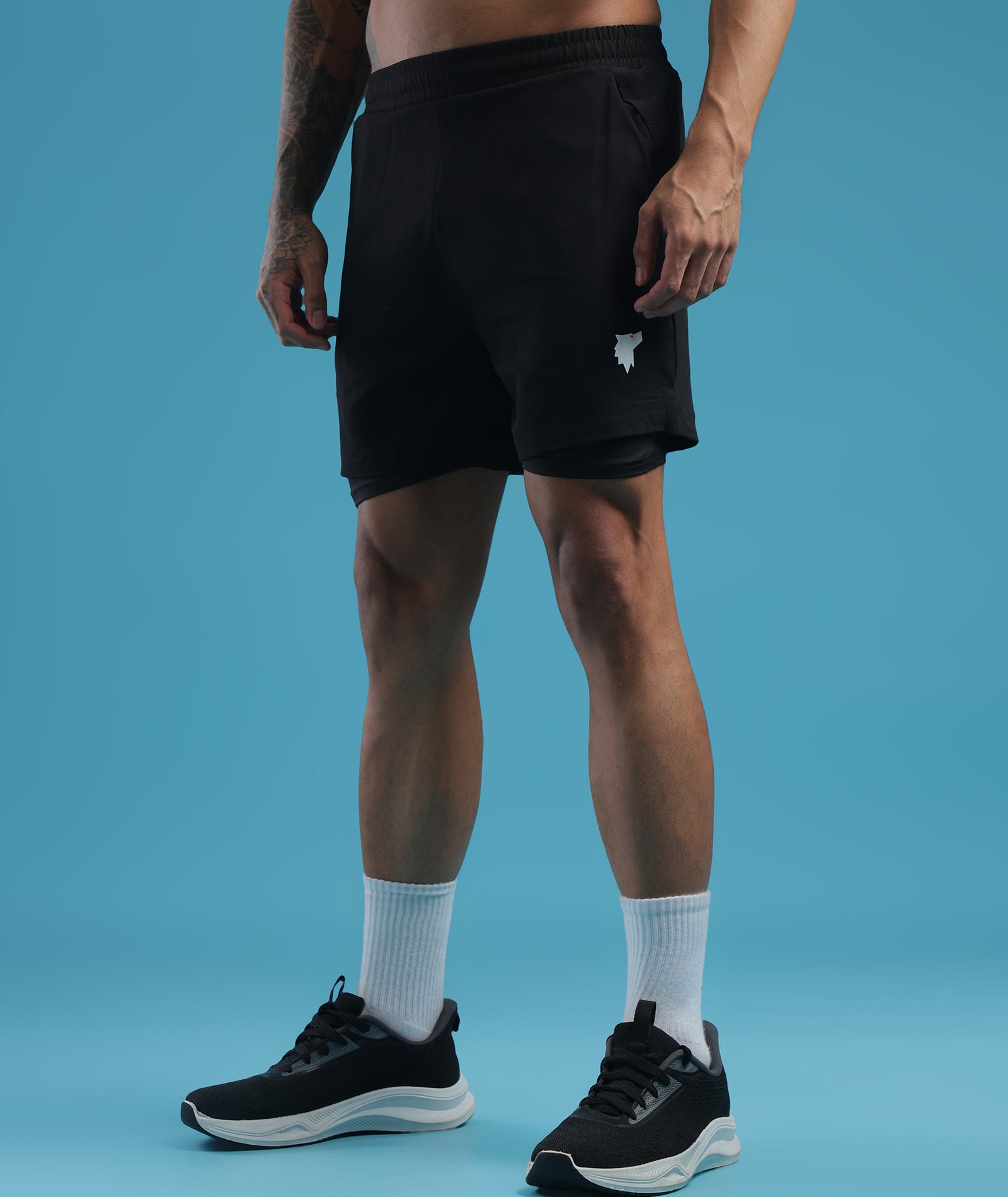Mens Dual Layer Activewear Shorts | Pack of 1