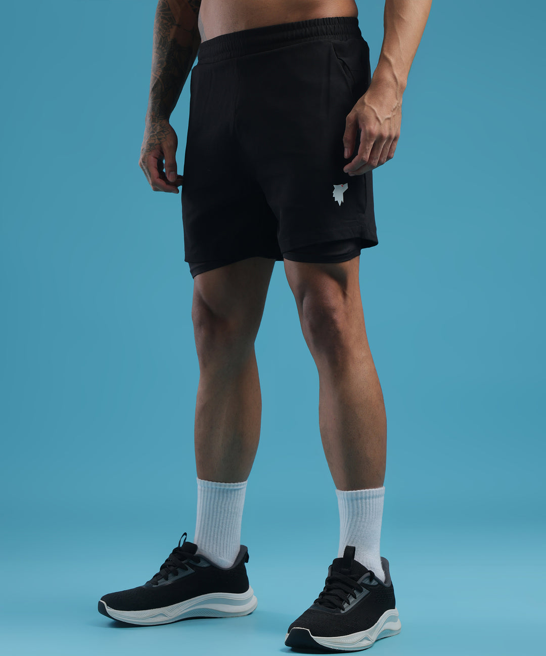 Mens Dual Layer Activewear Shorts | Pack of 1