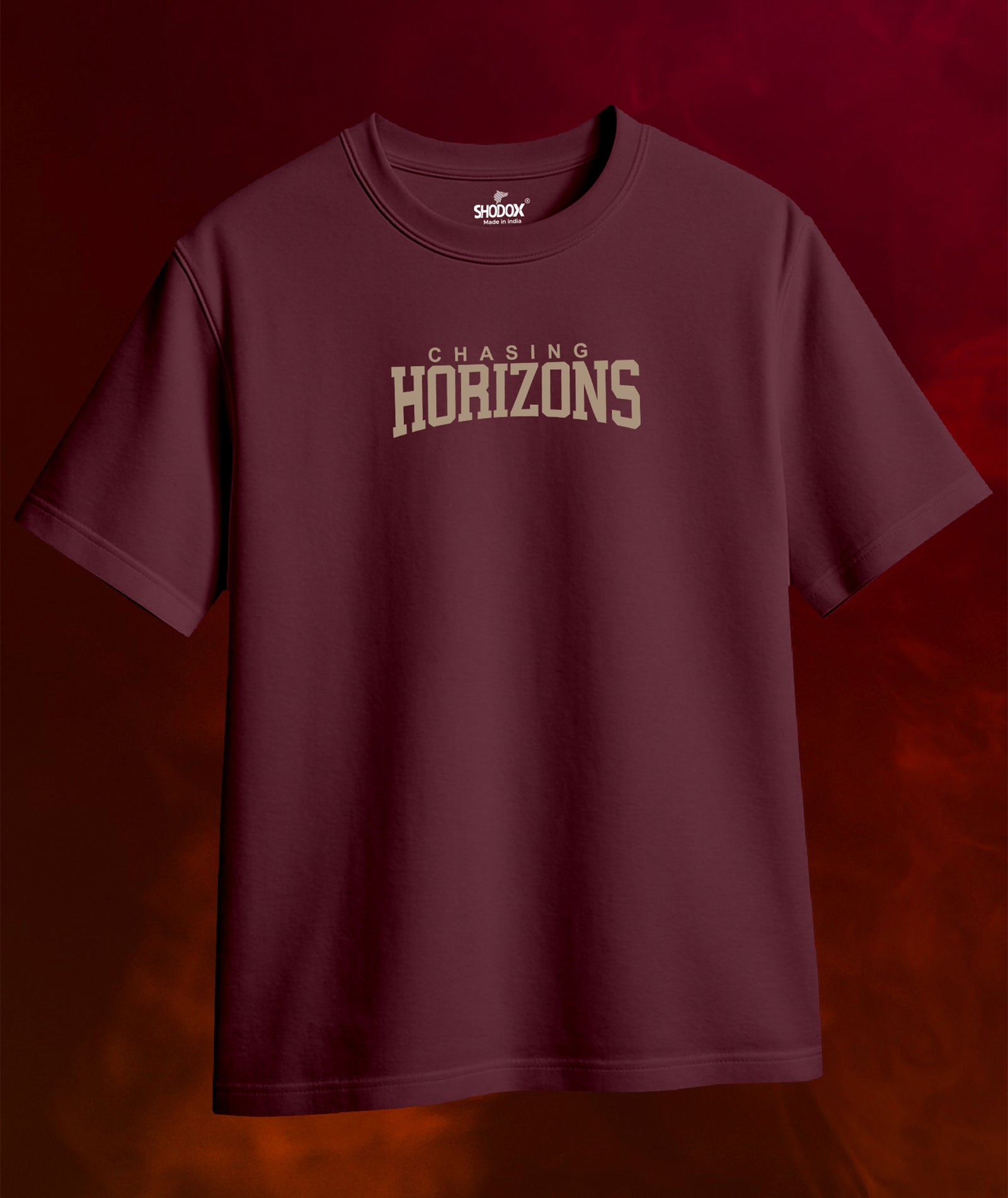 MAROON Men's Relaxed Fit T-Shirt