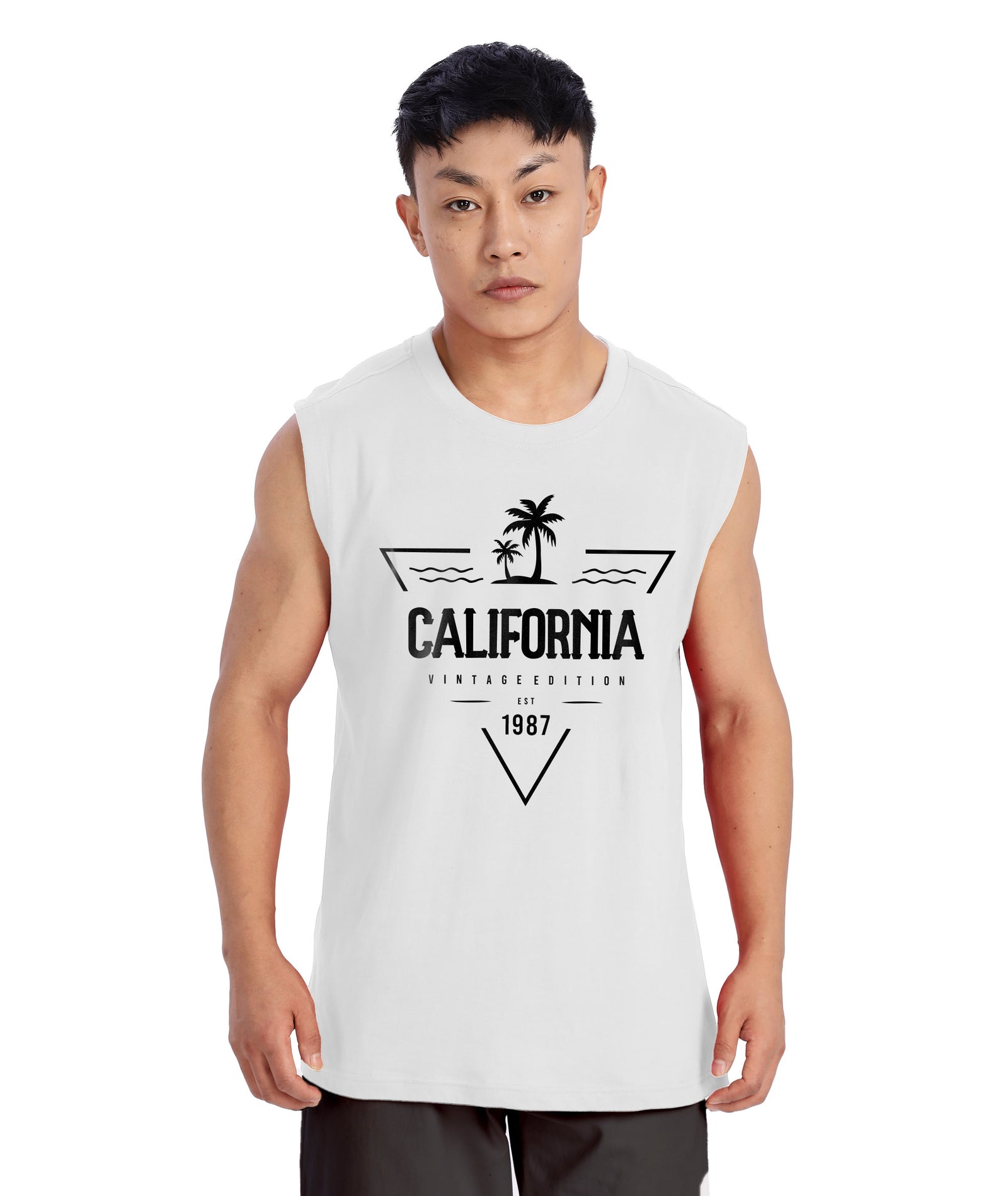 White Mens Relaxed Fit Tshirt