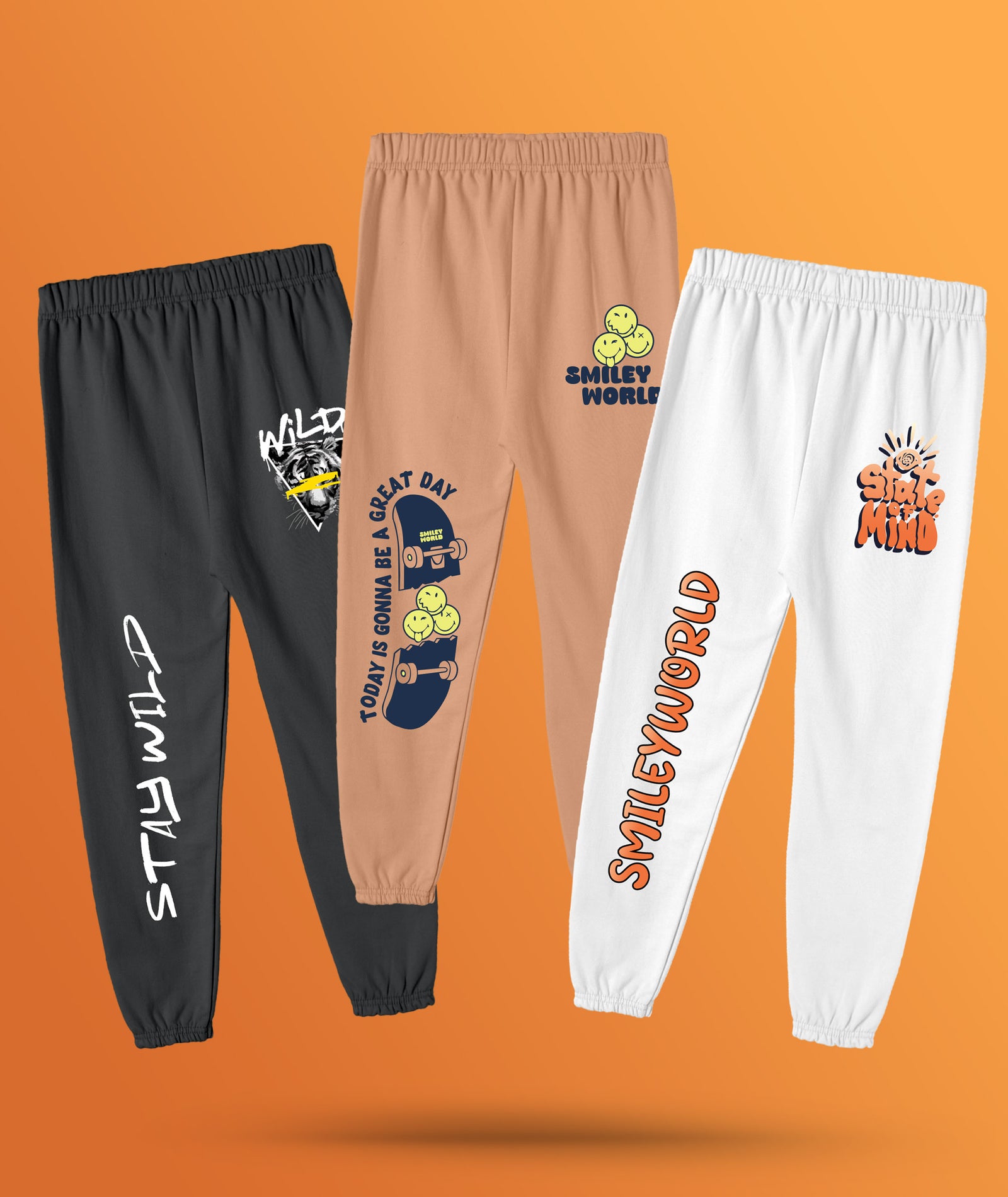 BOYS TRACK PANT (PACK OF 3)