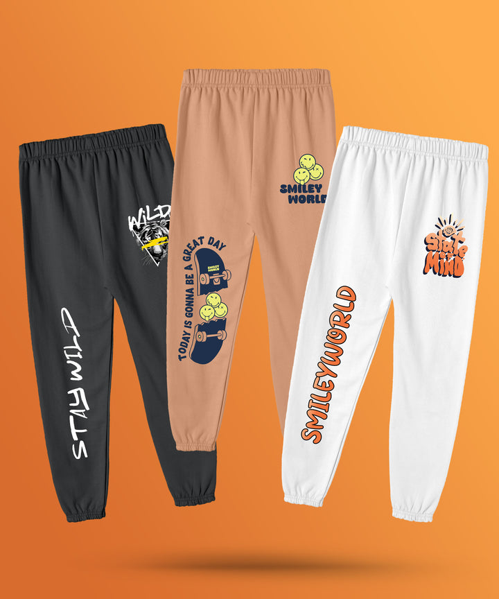 BOYS TRACK PANT (PACK OF 3)