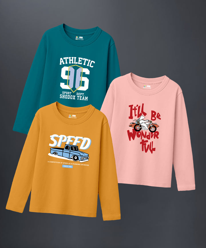 BOYS TSHIRT (PACK OF 3)