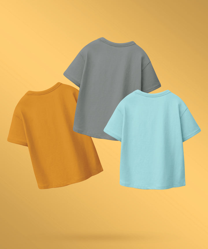GIRLS TSHIRT (PACK OF 3)