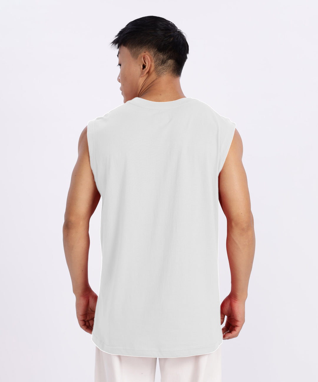 White Mens Relaxed Fit Tshirt