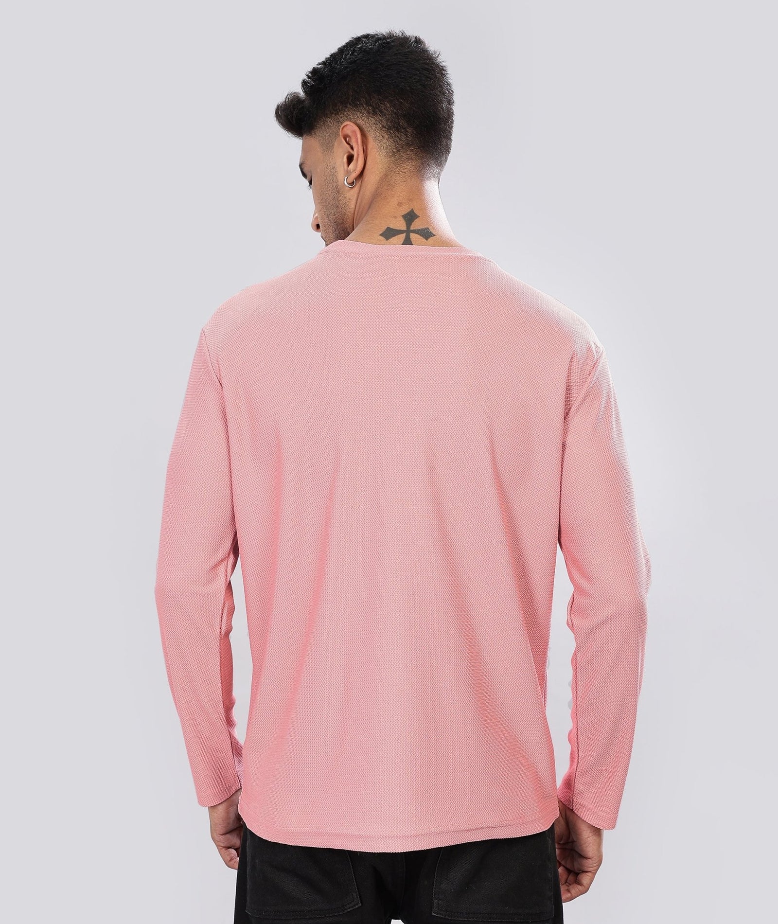 Men’s Regular Fit Polyblend Long Sleeve T-Shirt