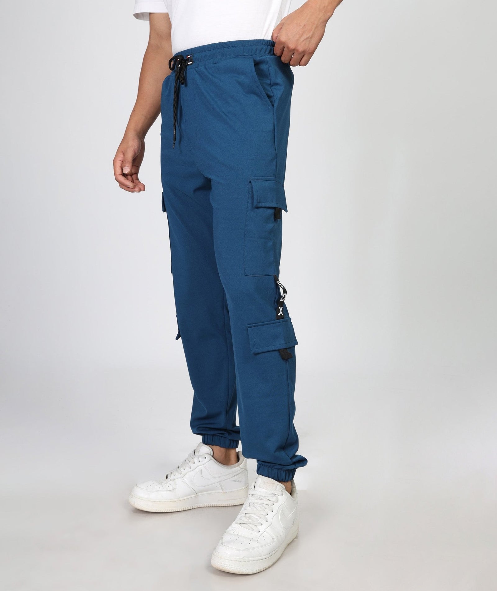 Mens Regular Fit Cargo Trackpants