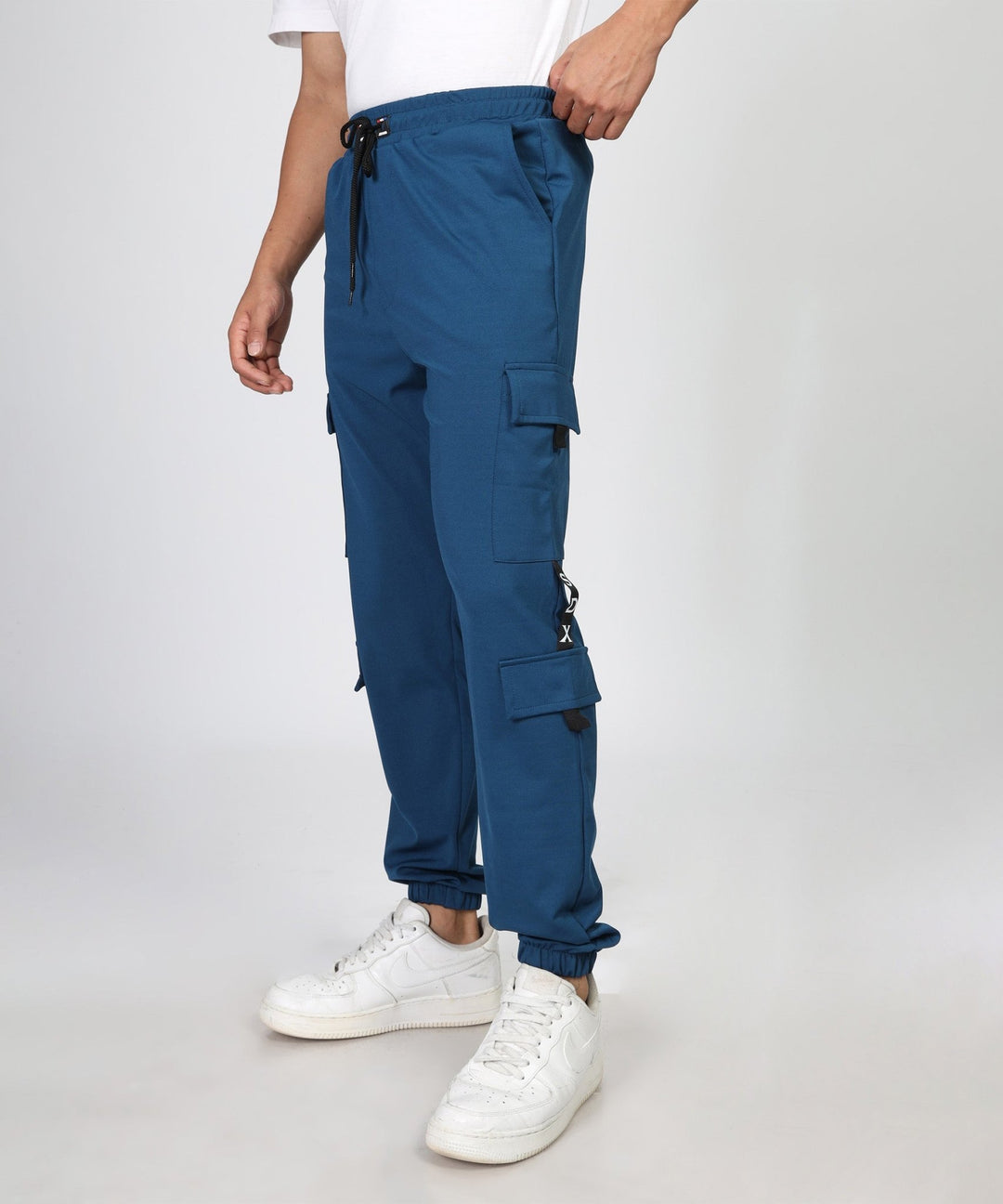 Mens Regular Fit Cargo Trackpants