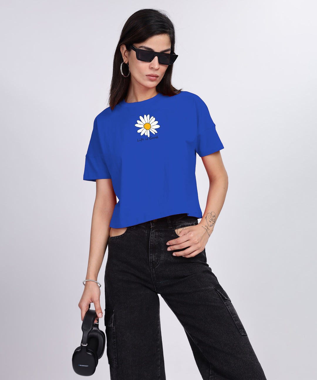 Womens Printed Half Sleeve T-shirt