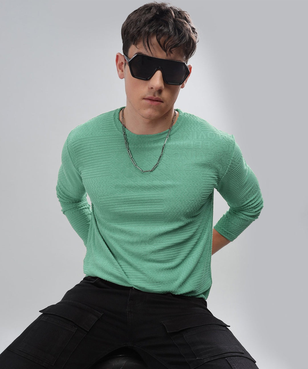 Men's Full Sleeve Polycotton T-Shirt