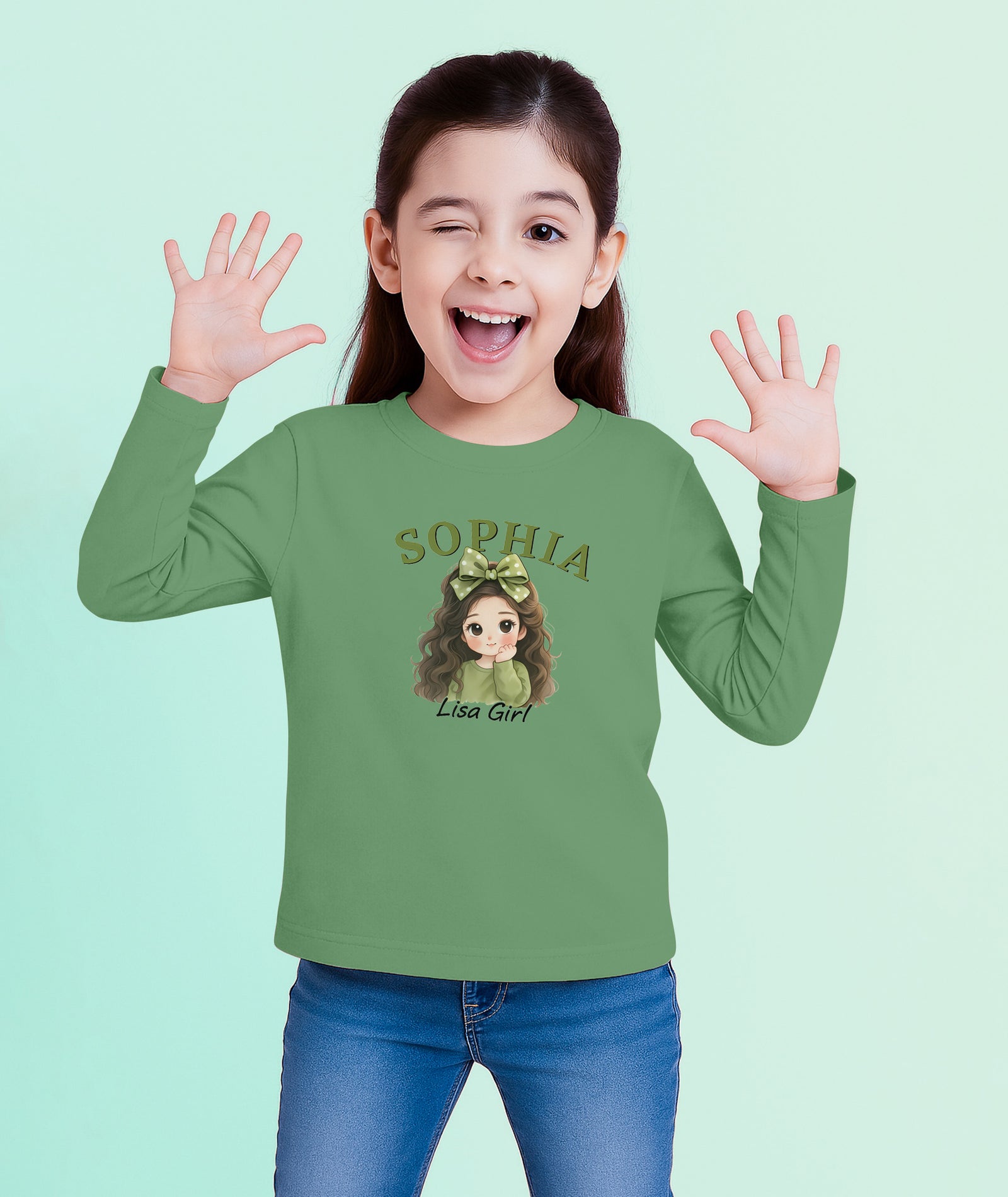 GIRLS FULL SLEEVE TSHIRT