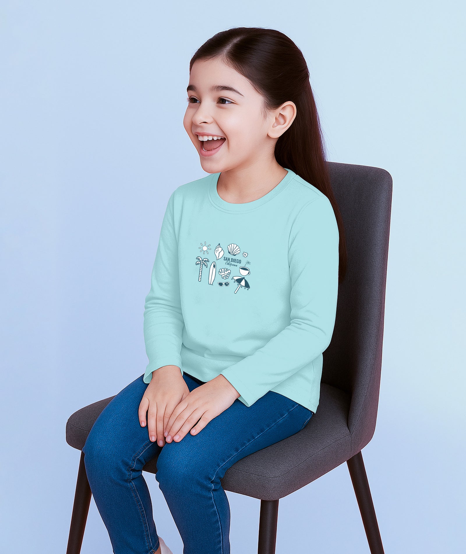 GIRLS FULL SLEEVE TSHIRT