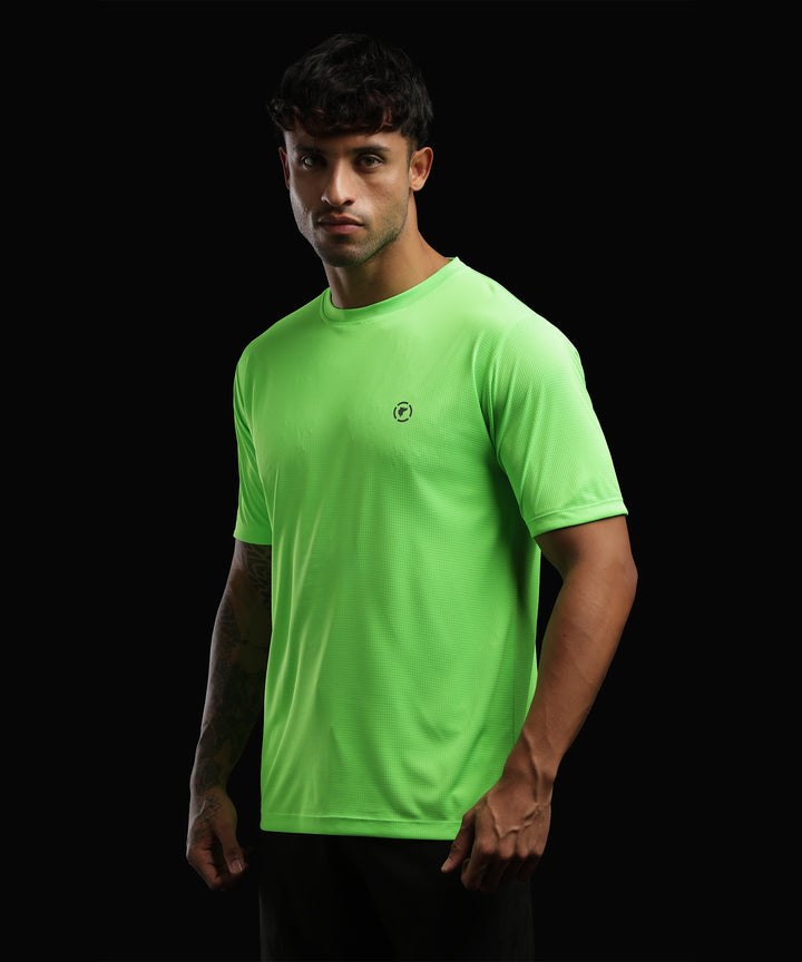 Mens Breathable Lightweight Sports T-Shirt | Green
