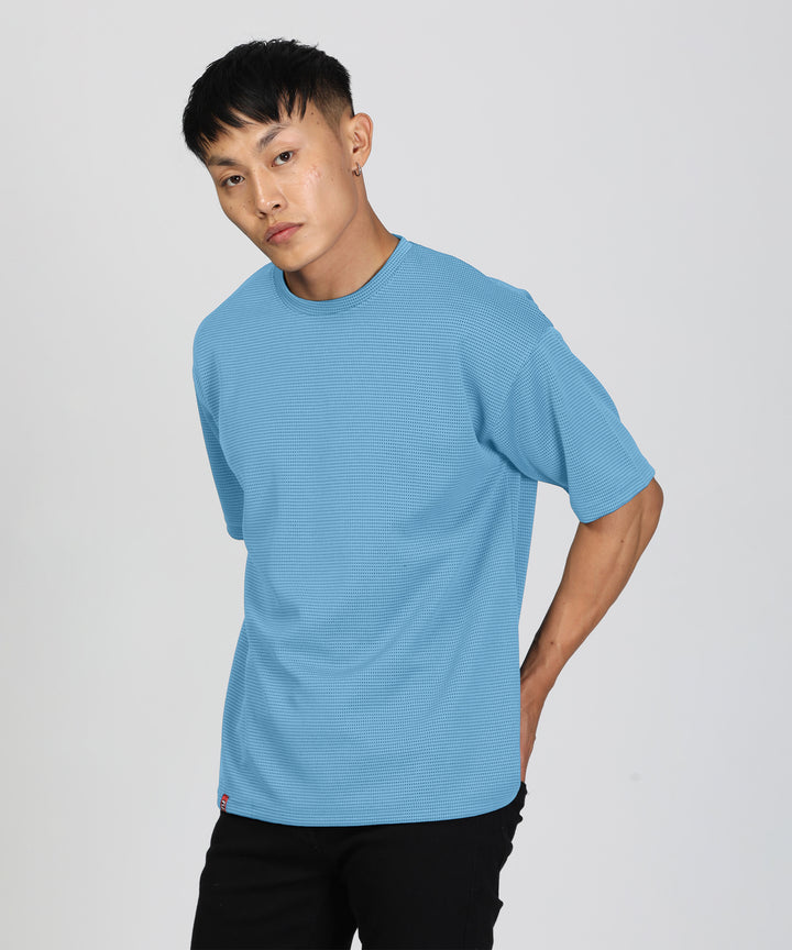 Men's Oversized Light Blue T-Shirt