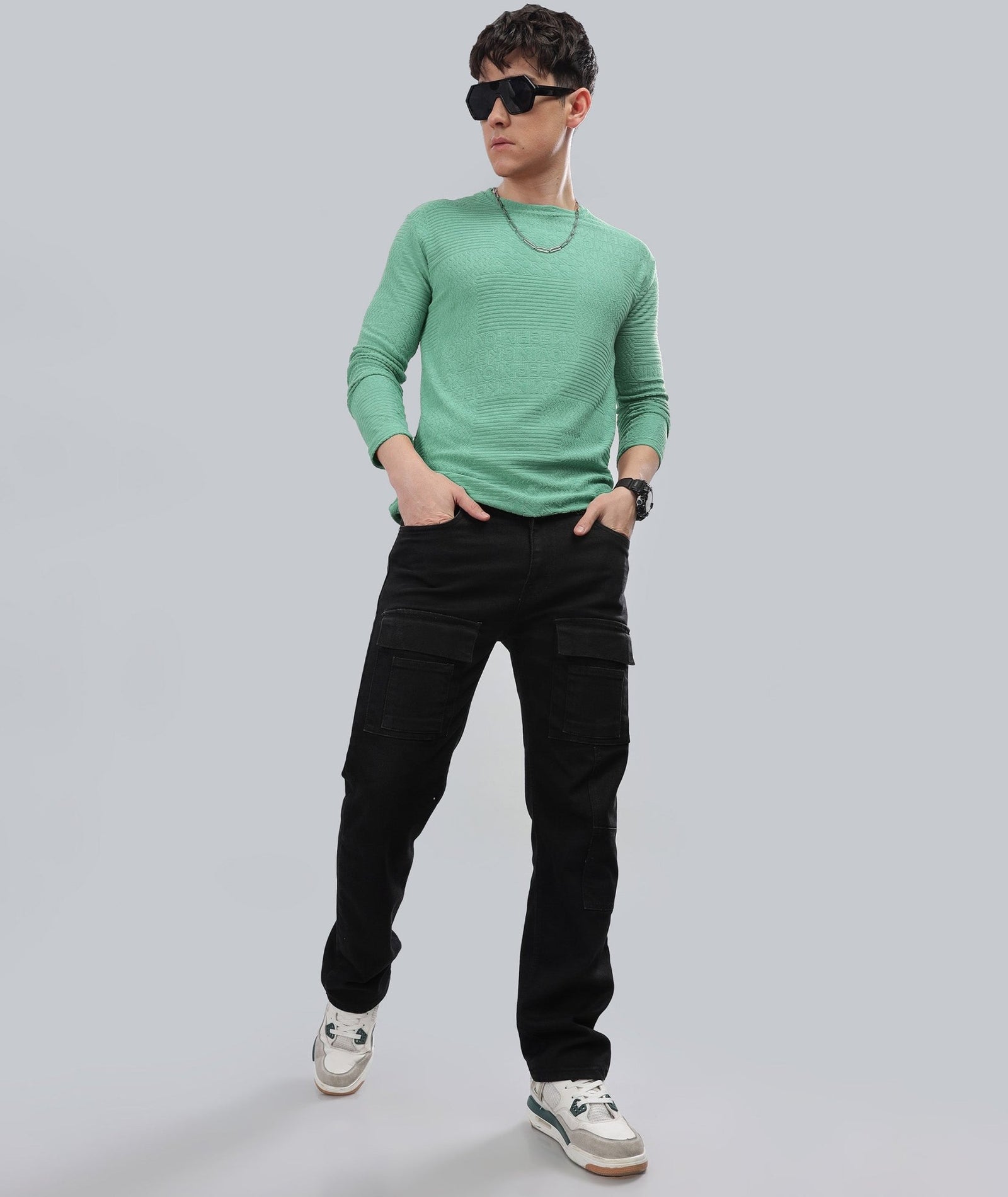 Men's Full Sleeve Polycotton T-Shirt