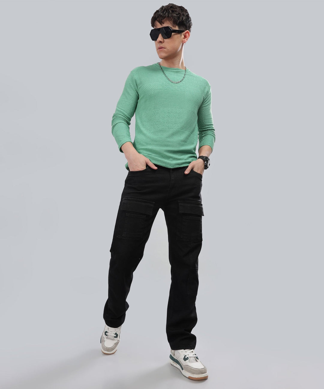 Men's Full Sleeve Polycotton T-Shirt