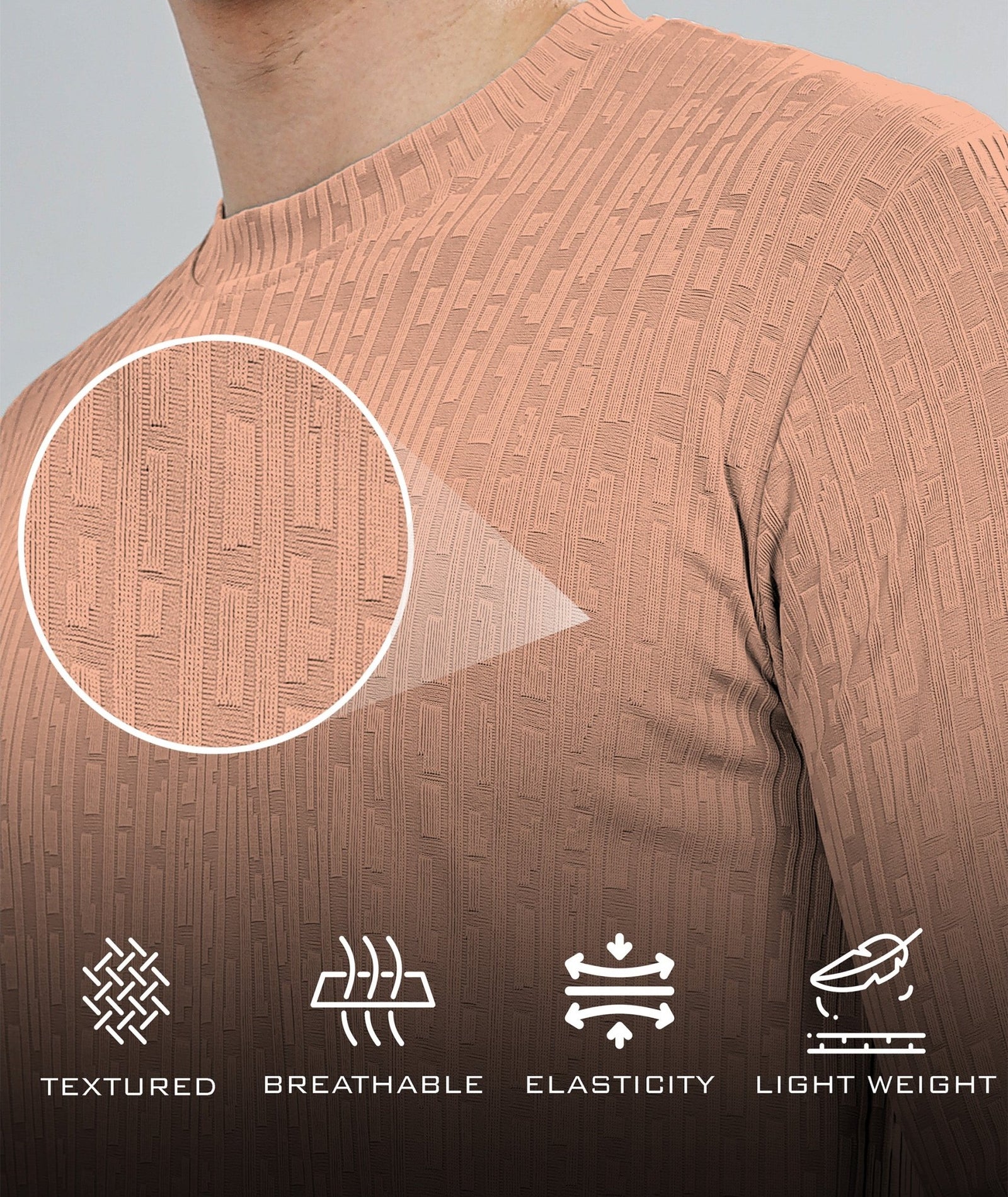 Men's Full Sleeve Polycotton T-Shirt