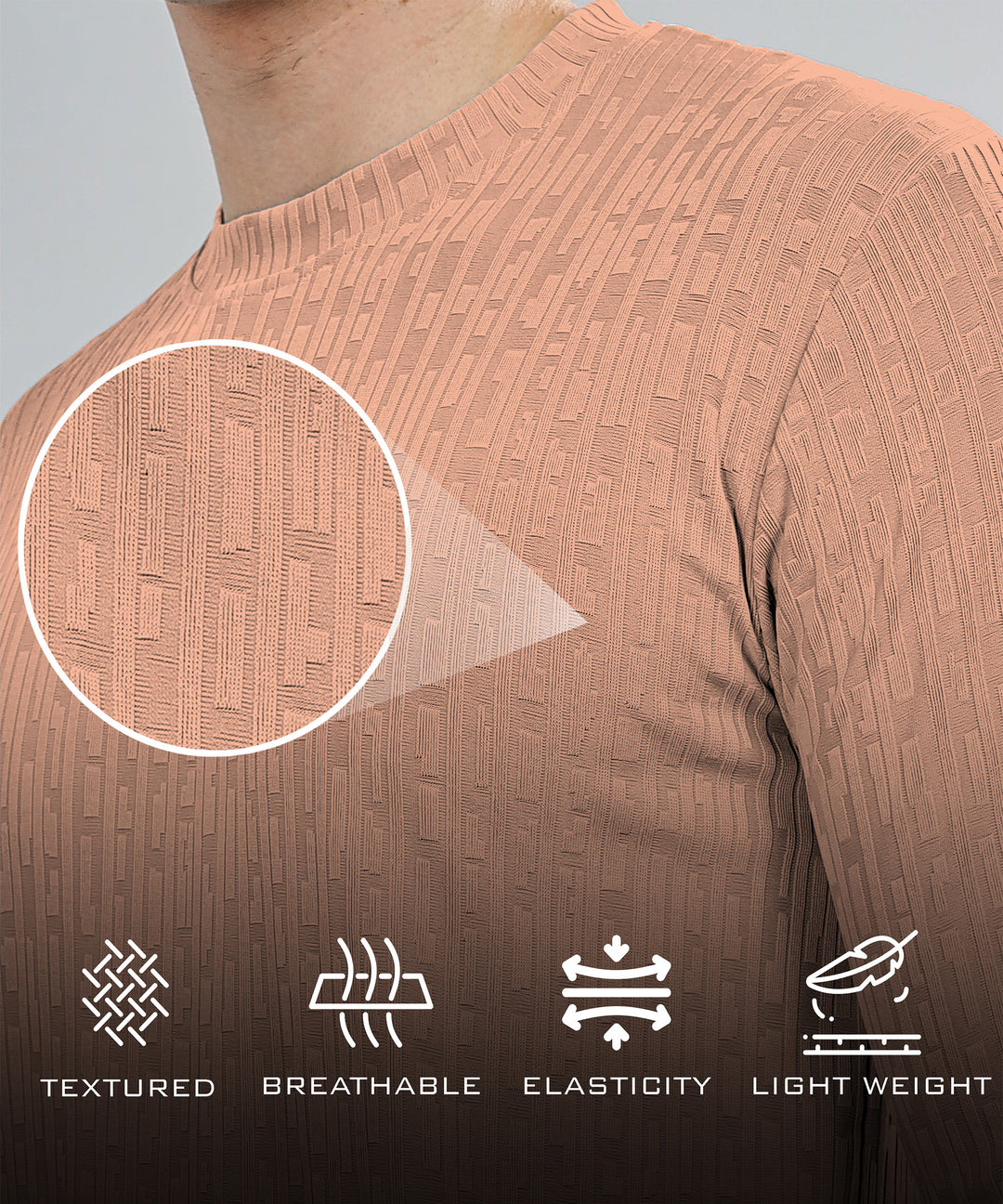 Men's Full Sleeve Polycotton T-Shirt