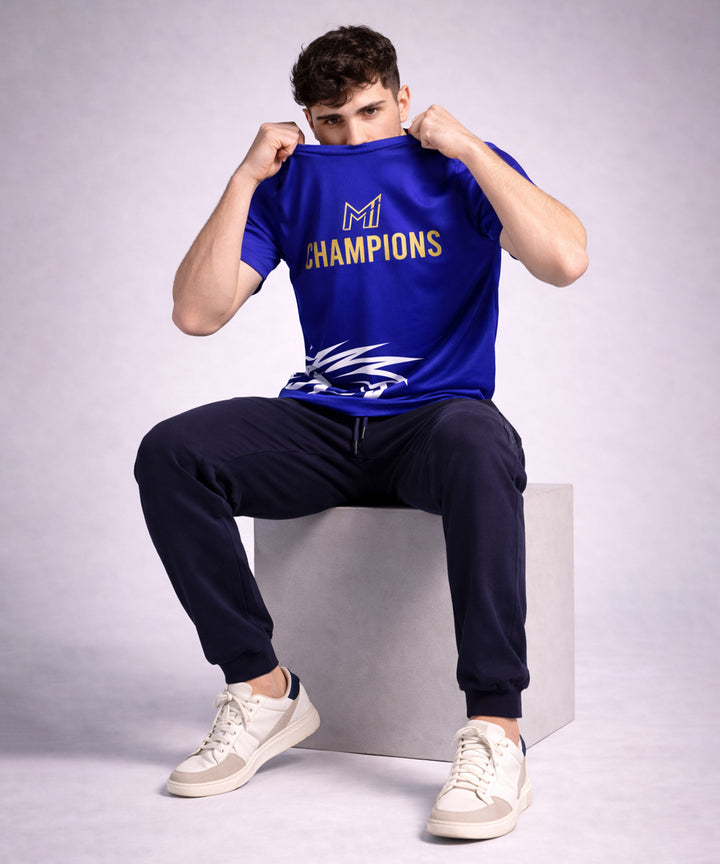 Mens IPL Cricket Jersey T-Shirt | MI