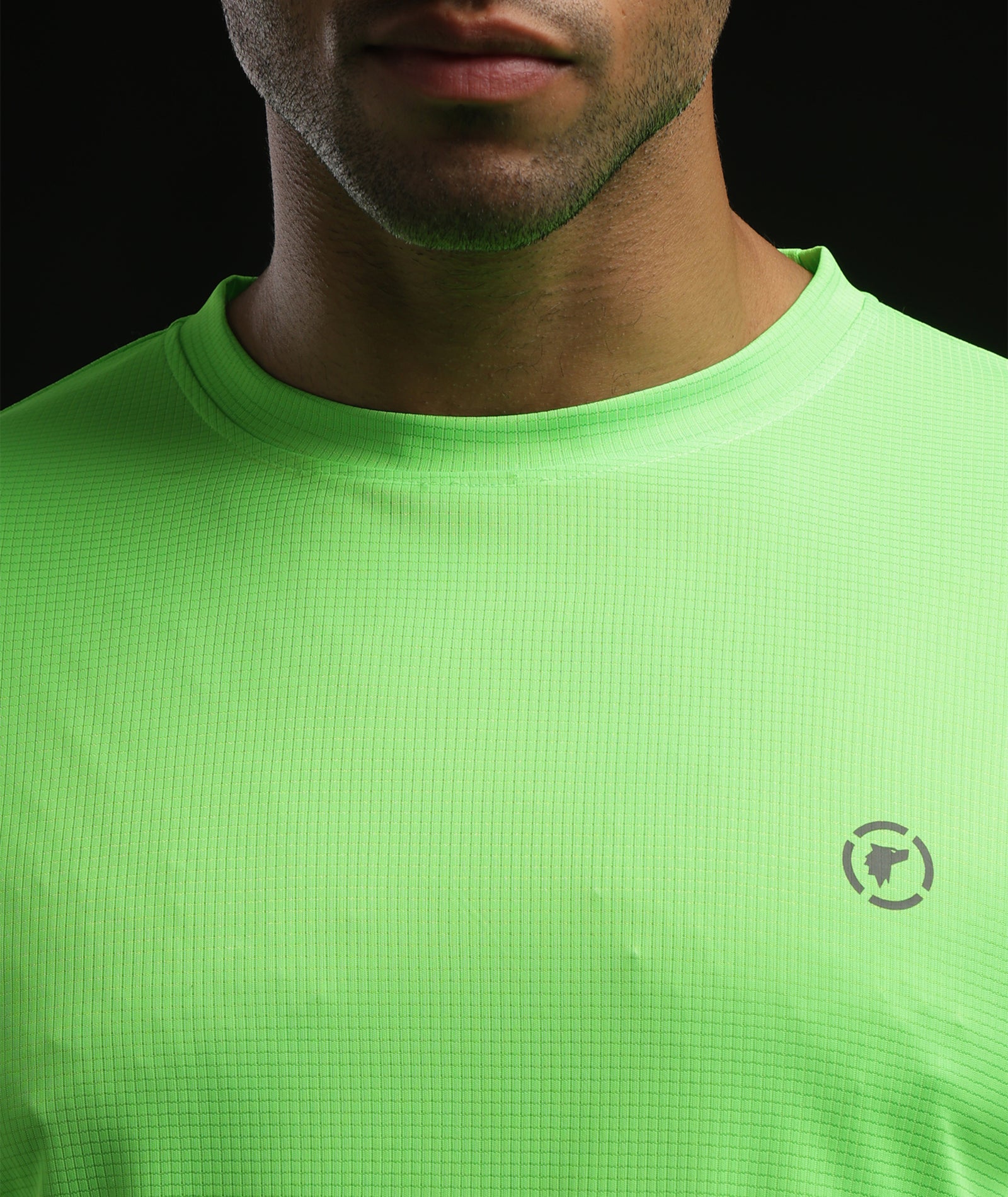 Mens Breathable Lightweight Sports T-Shirt | Green