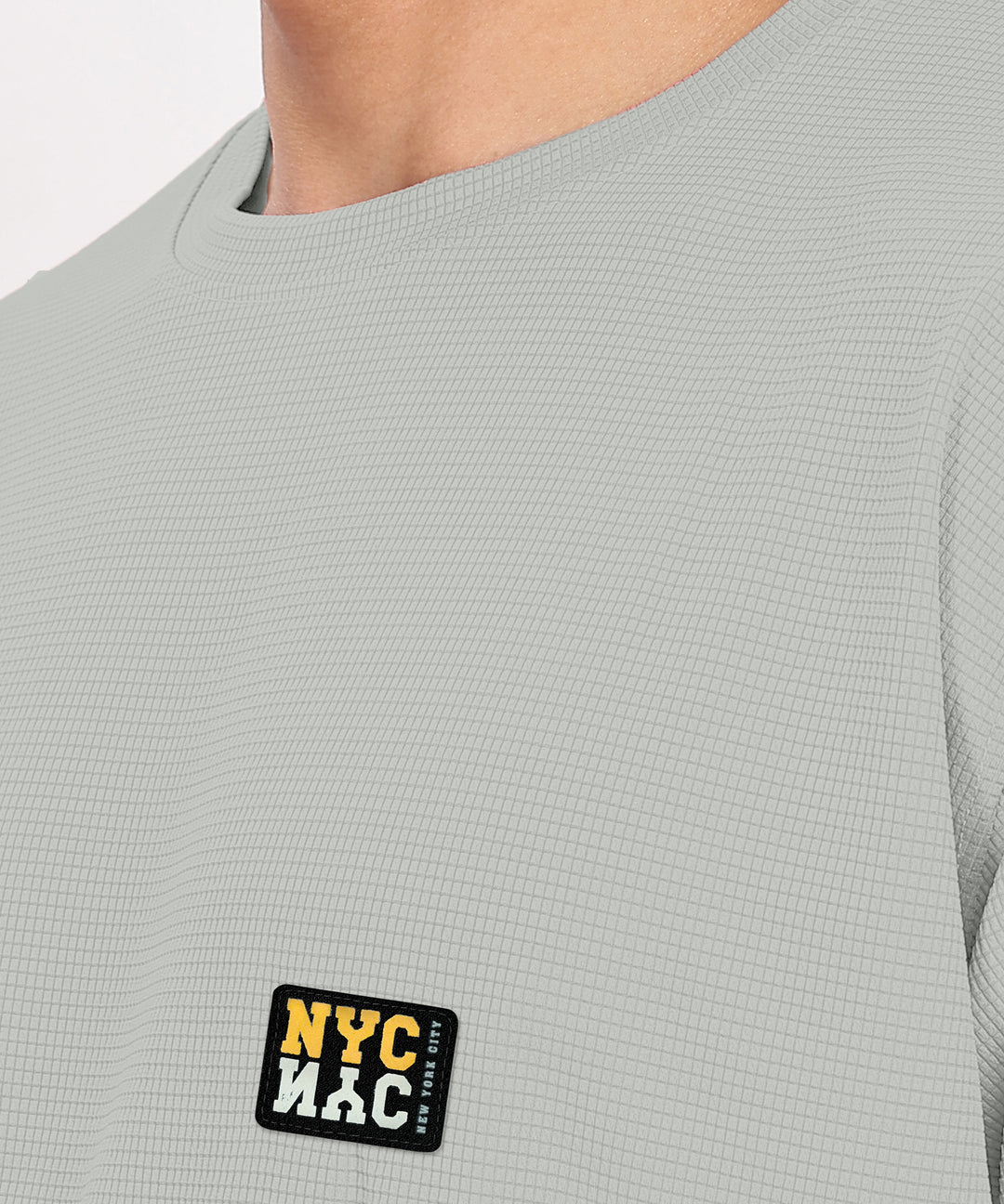 Men's Tshirt & Shorts Set - Light Grey