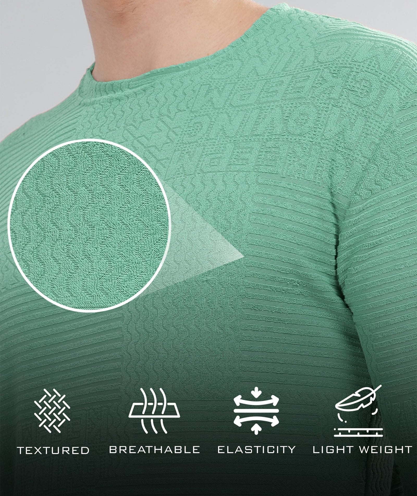 Men's Full Sleeve Polycotton T-Shirt