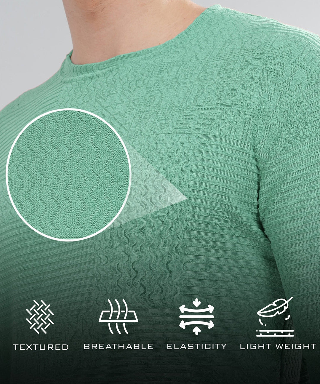 Men's Full Sleeve Polycotton T-Shirt