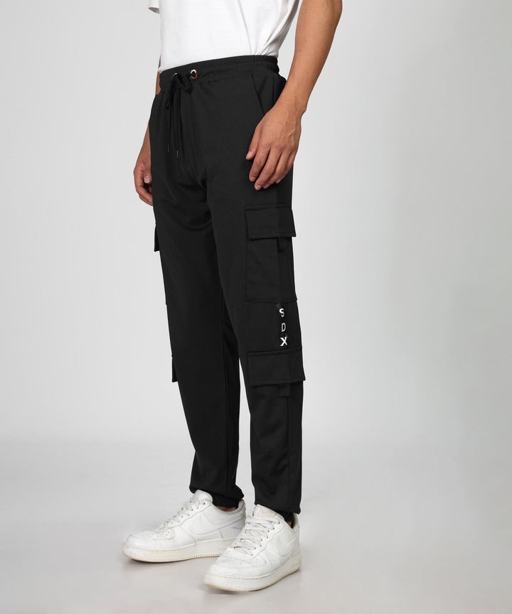 Mens Regular Fit Cargo Trackpants