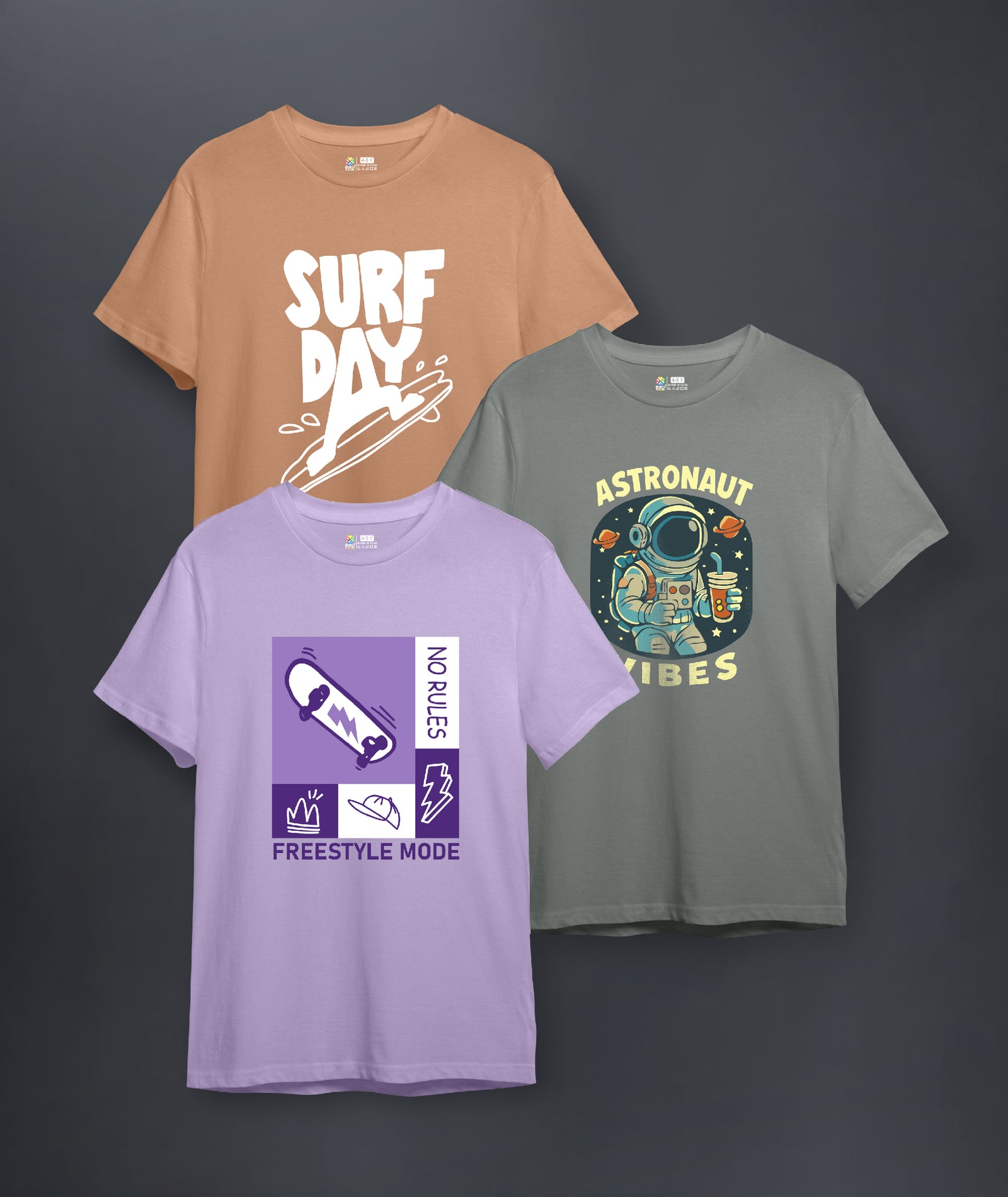 BOYS TSHIRT (PACK OF 3)