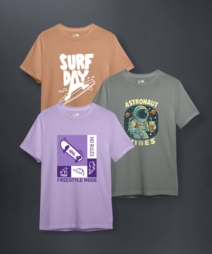 BOYS TSHIRT (PACK OF 3)
