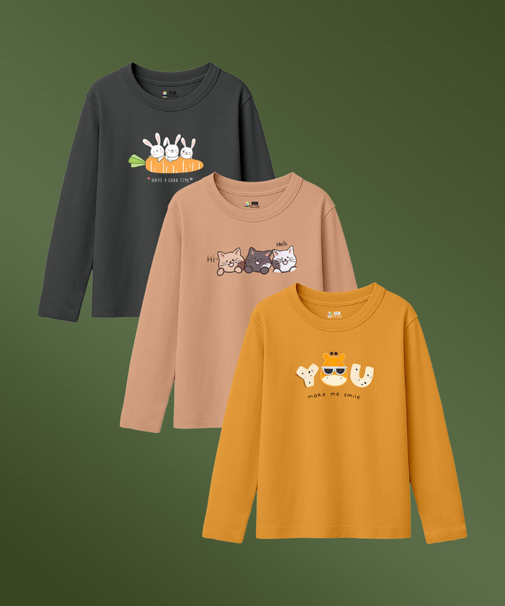 GIRLS FULL SLEEVE TSHIRT