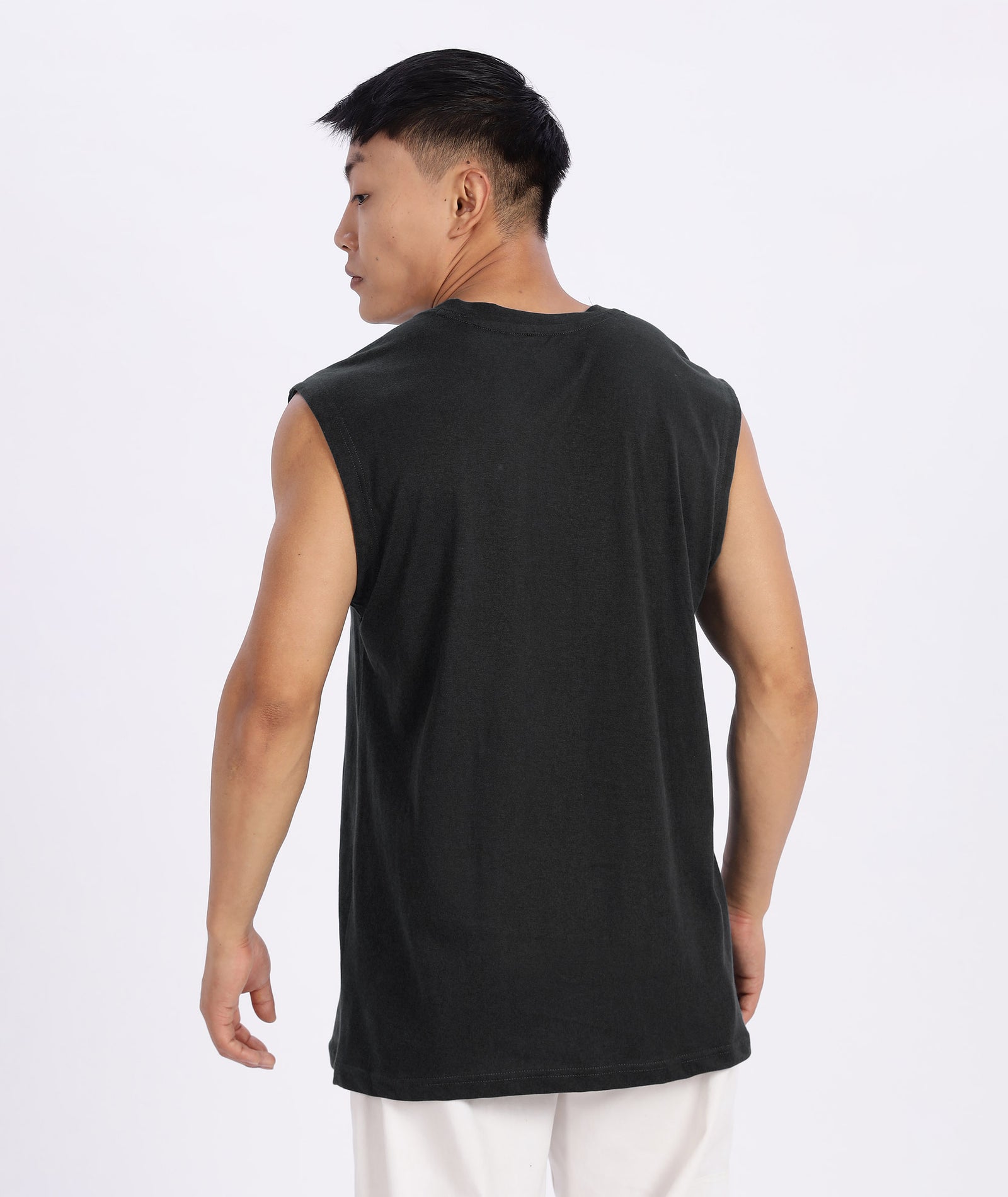 Grey Mens Relaxed Fit Tshirt