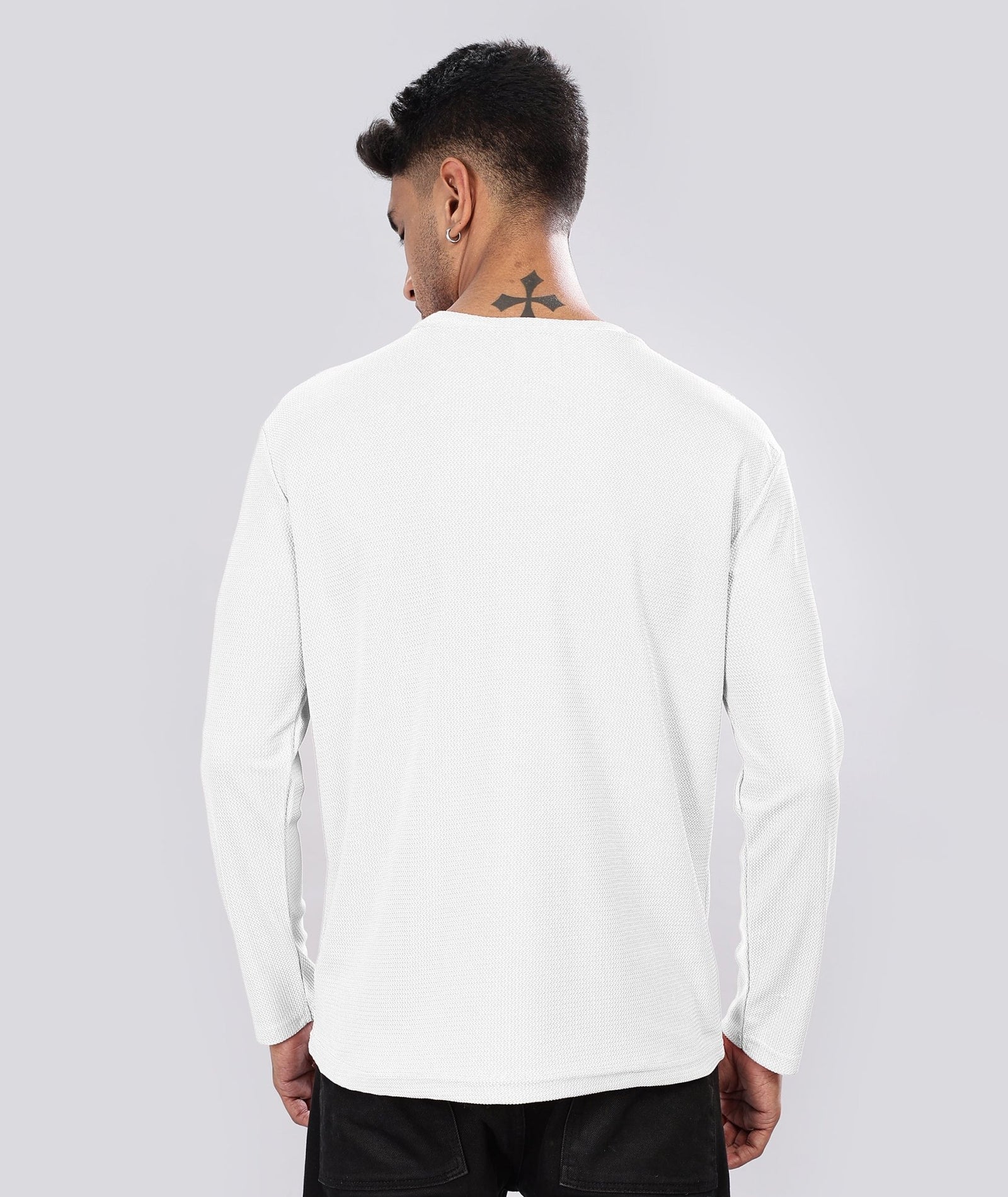 Men’s Regular Fit Polyblend Long Sleeve T-Shirt