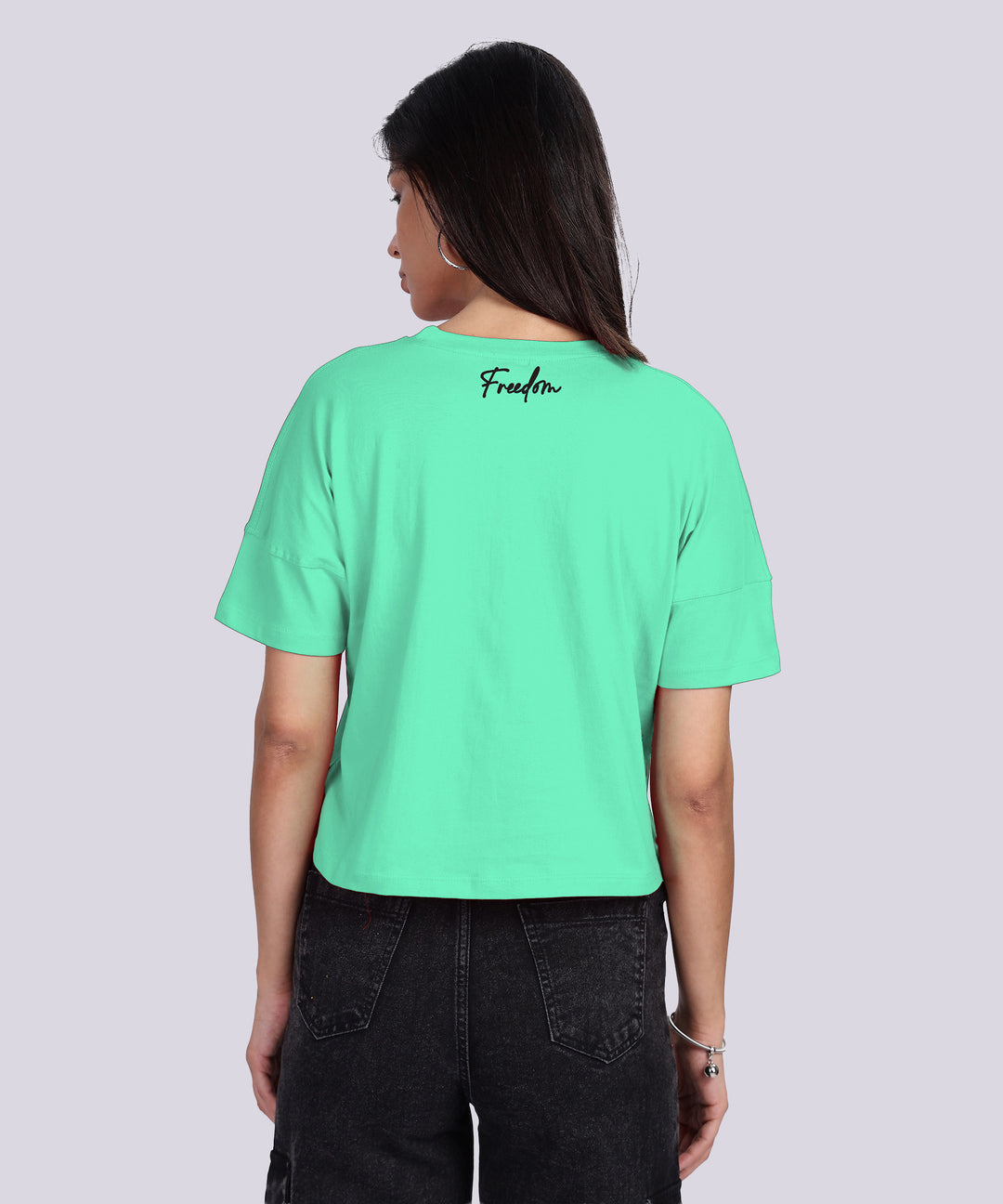 Womens Printed Half Sleeve T-shirt