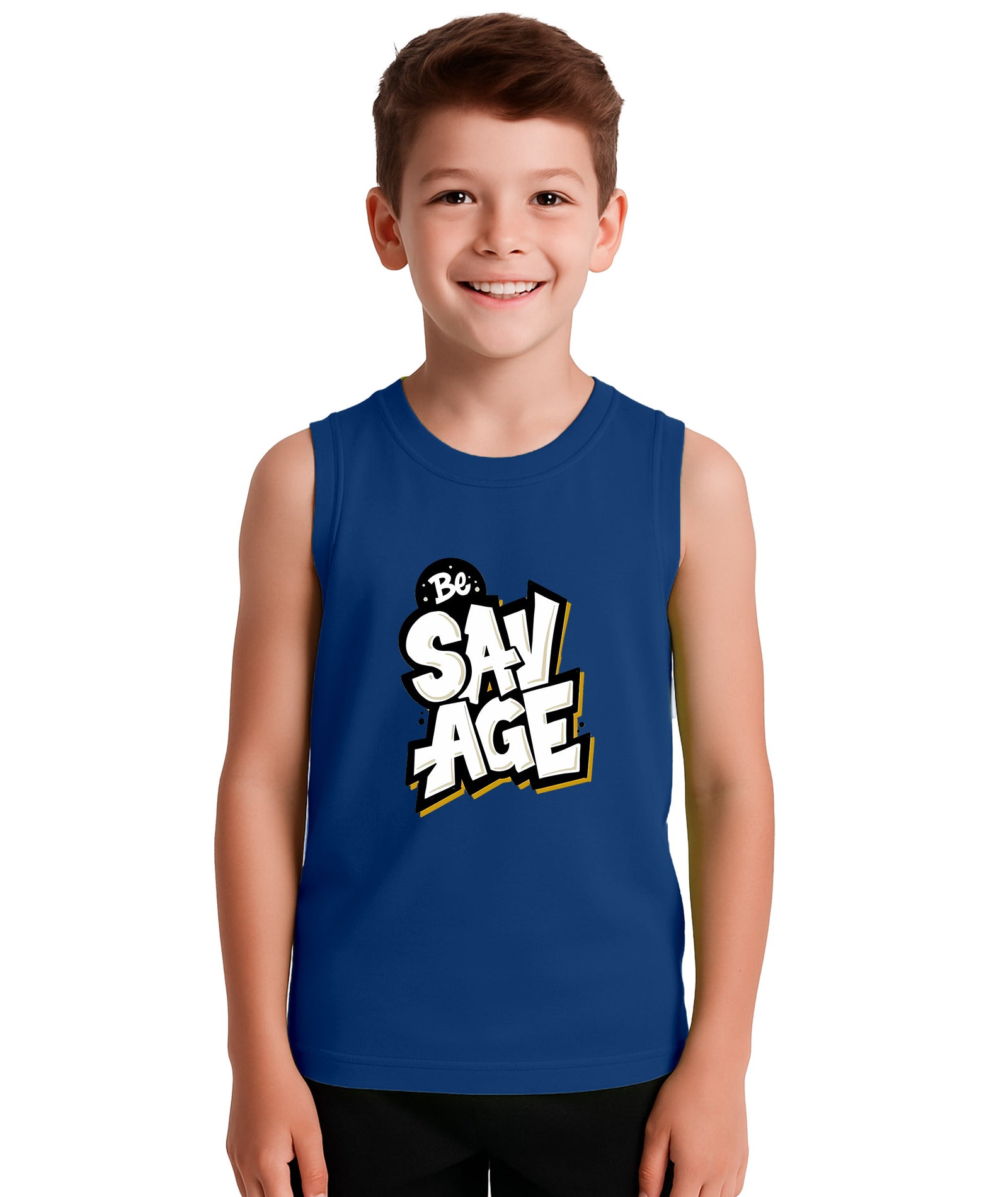 BOYS PRINTED VEST (PACK OF 3)