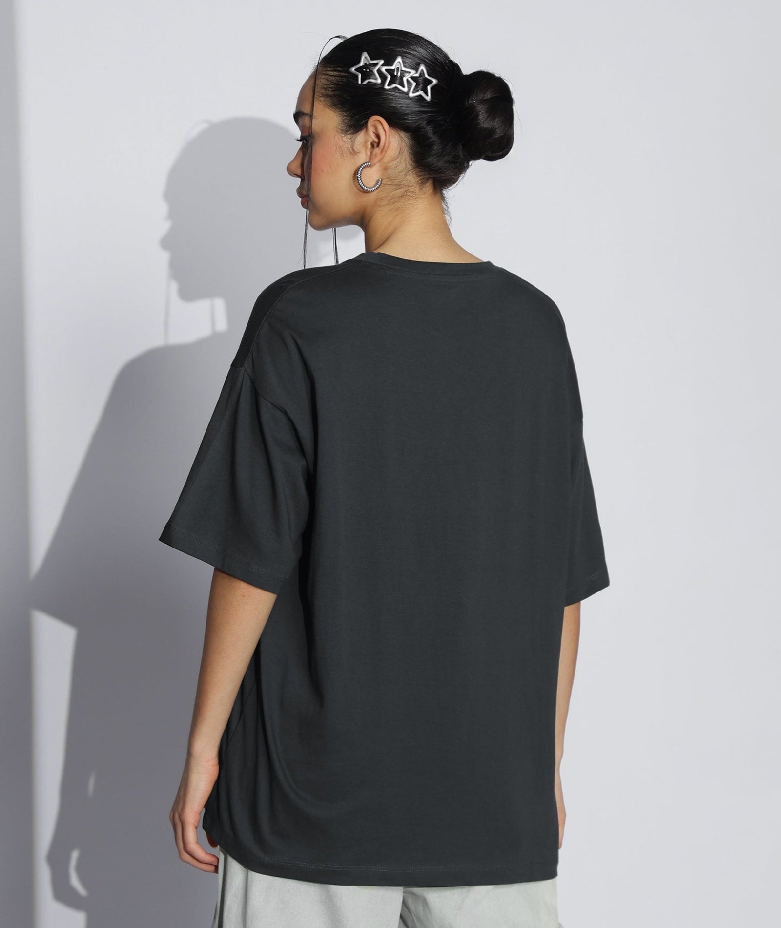 Womens Super Oversized Tshirt | Black