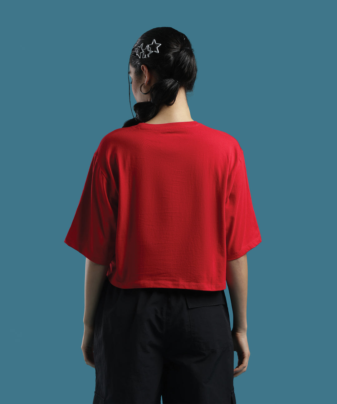 Womens Printed Crop Top