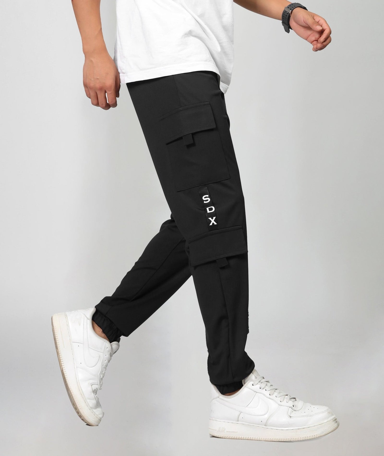 Mens Regular Fit Cargo Trackpants