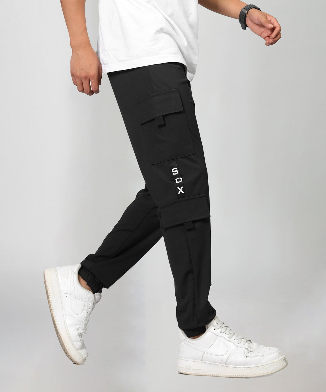 Mens Regular Fit Cargo Trackpants
