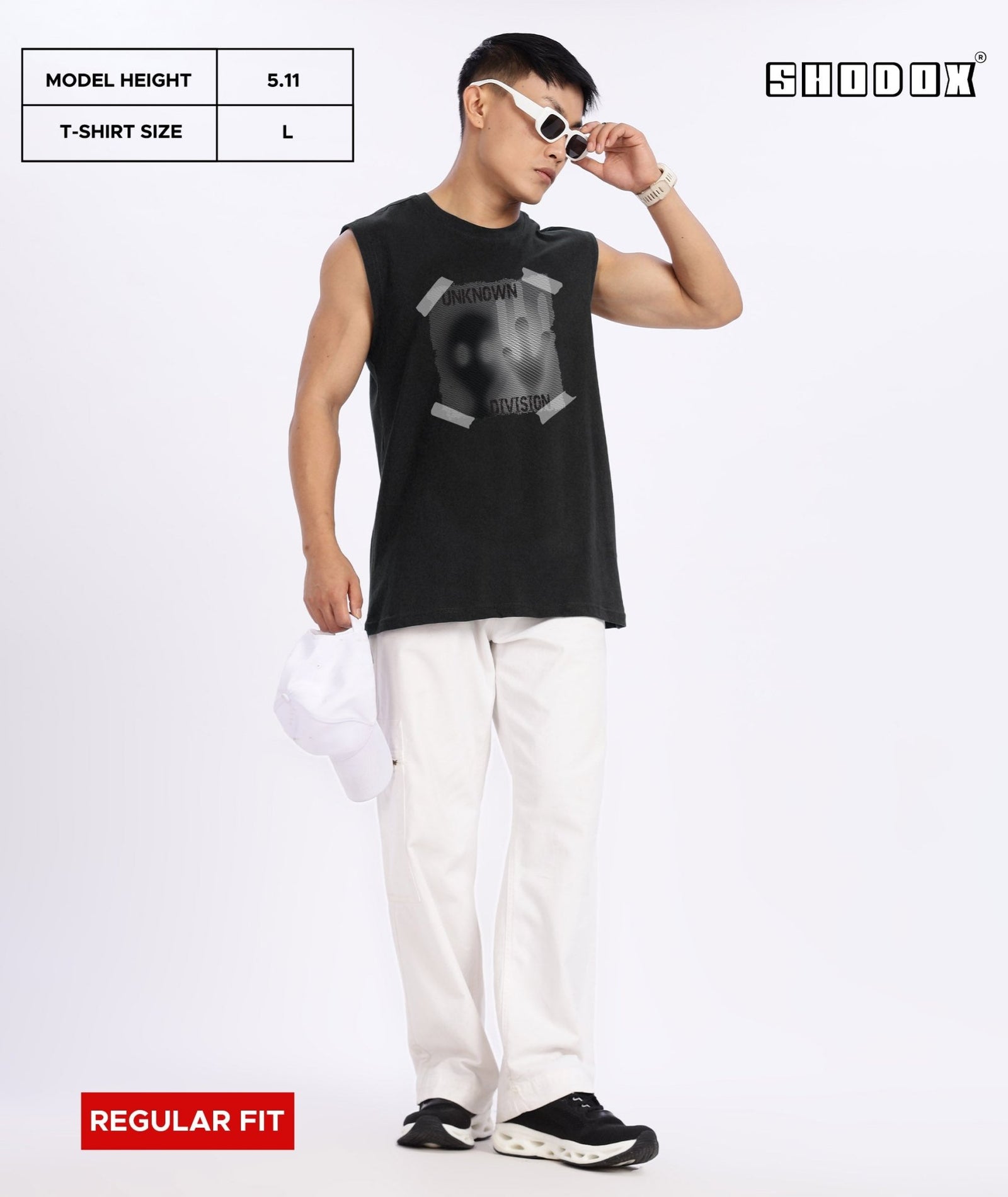 Grey Mens Relaxed Fit Tank