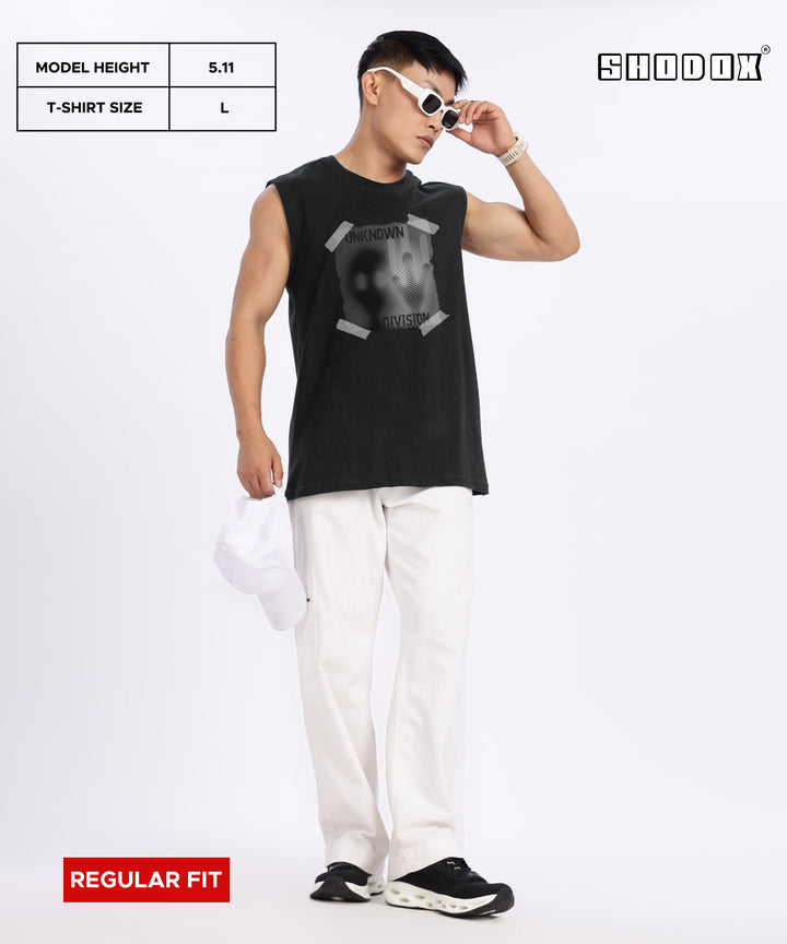 Grey Mens Relaxed Fit Tshirt