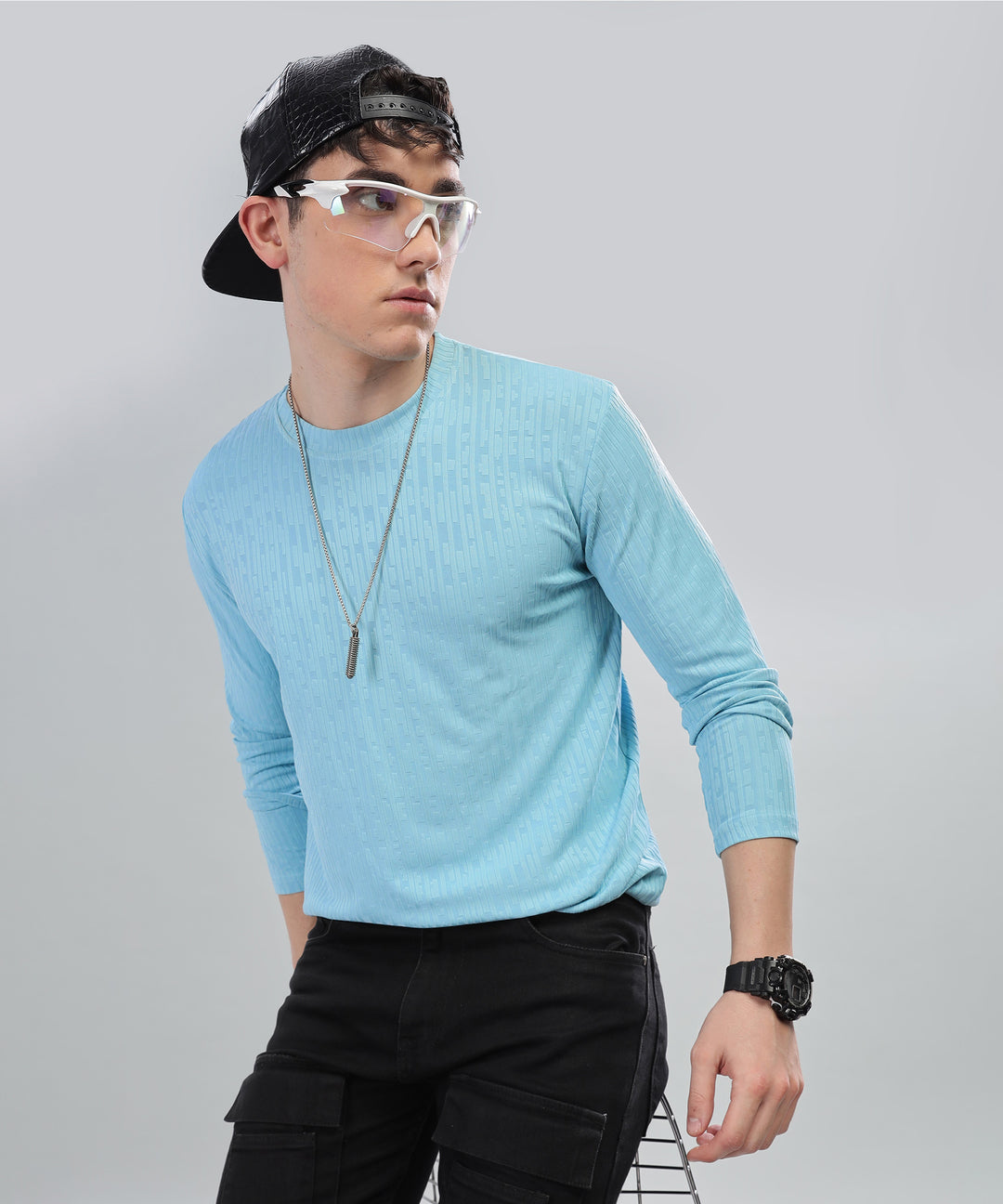 Men's Full Sleeve Polycotton T-Shirt