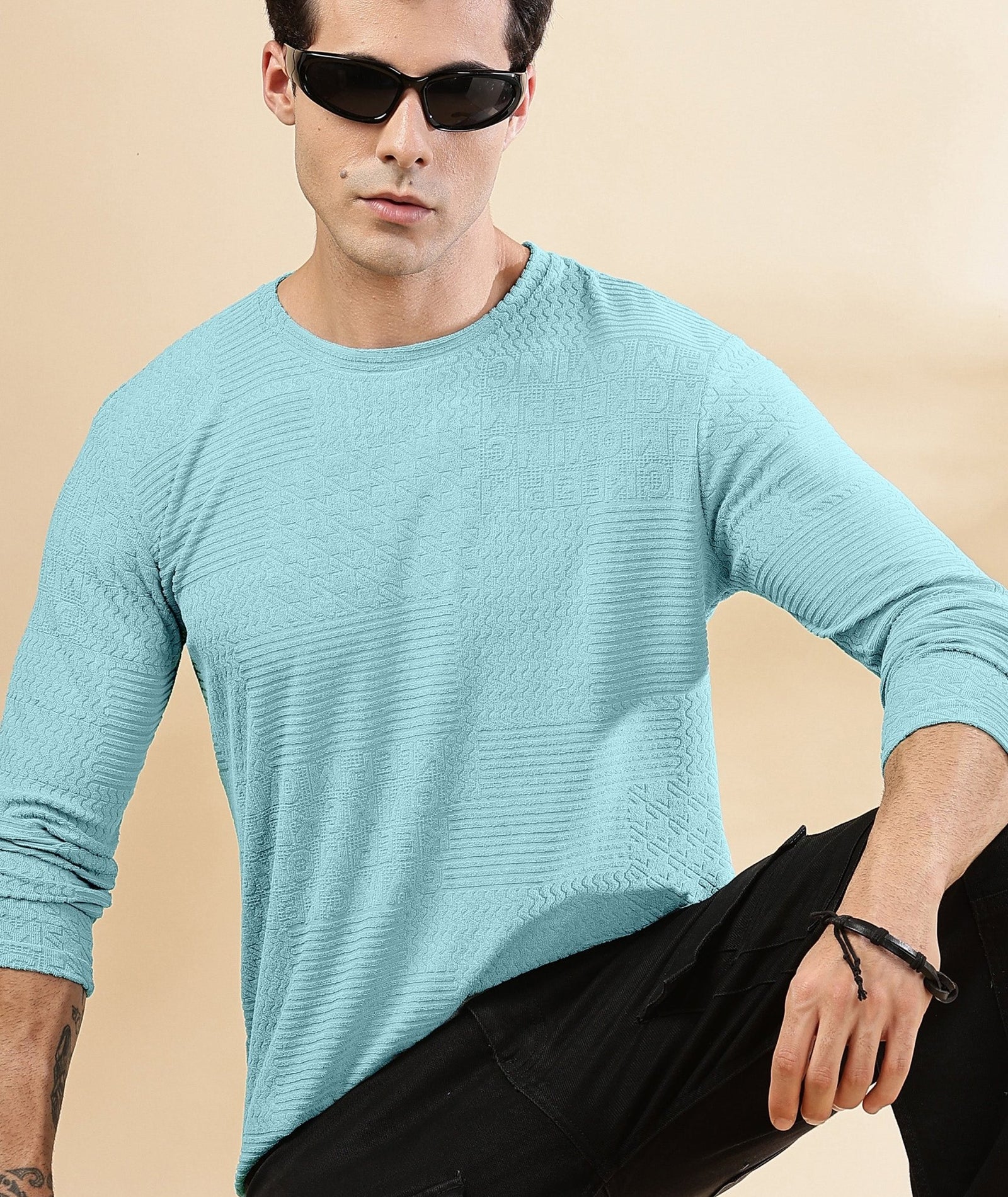 Men's Full Sleeve Polycotton T-Shirt